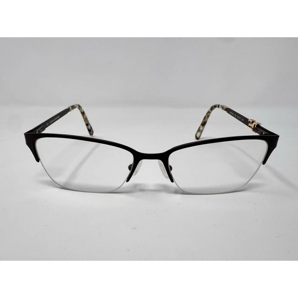 Diane von Furstenberg DVF8056 Eyeglass Frames Only Brown Gold 210 52-17-135